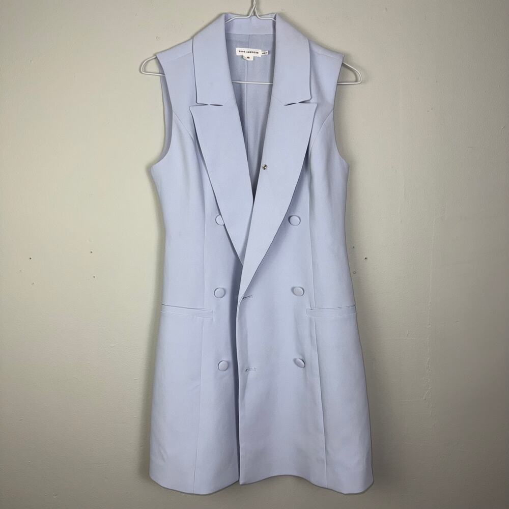 Good American Women's Luxe Suiting Exec Dress
